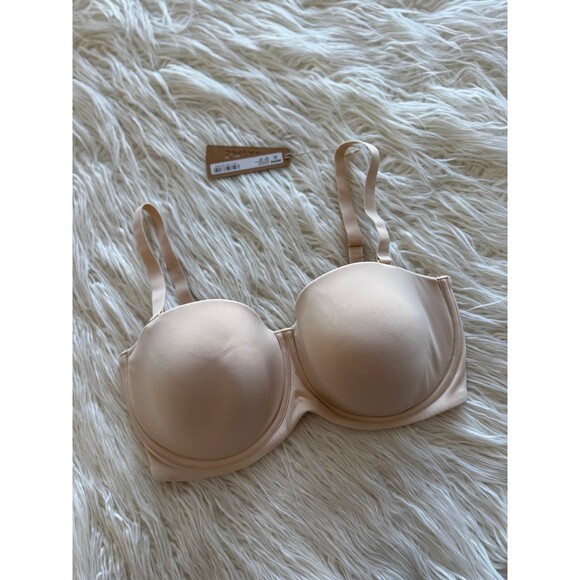 Skims Fits Everybody Strapless Bra Sand Size 36DD - Picture 3 of 7